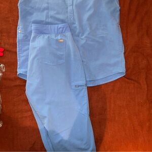 FIGS Ceil Blue Zamora Jogger Scrub Pant